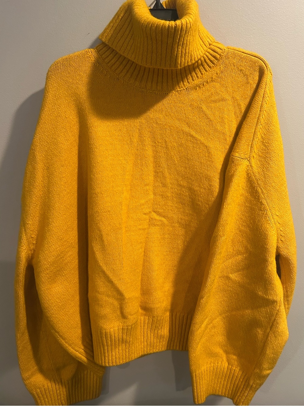 H&M Bright Yellow Turtleneck Sweater